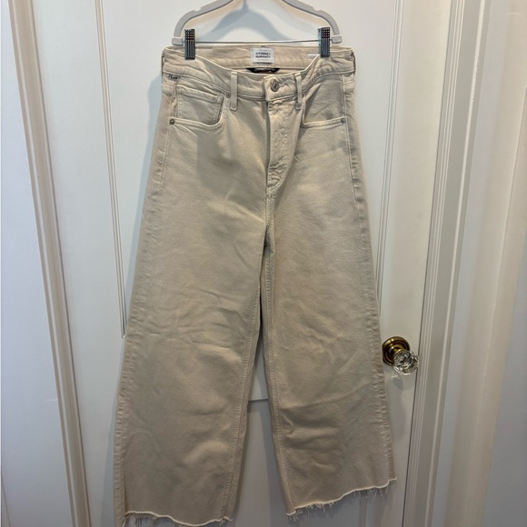 Citizens Of Humanity Beige Flare Jeans Lyra. - Picture 1 of 4